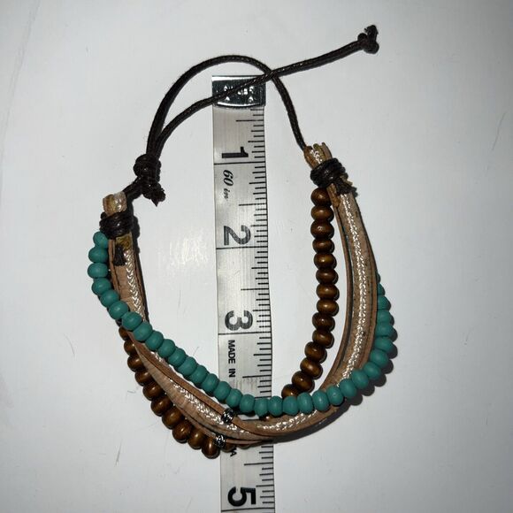 Paparazzi Bracelet Stack To Basics Blue Urban Boho Western Hippie Wristlet Slide - Picture 8 of 10